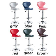 Sgabello Da Bar Con Sollevamento Sgabello Da Bar Girevole A 360 Gradi Con Cuscino Rotondo Spesso E Pedali, Per Sgabelli Alti Da Bancone Della Cucina Di Casa, Carico 150 Kg (6 Colori)(Color:Marrone)