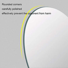 L&ED Specchio Bagno Retroilluminato Rotondo, Specchio Cosmetico A LED Illuminato con Luce, A Parete, Trucco, HD