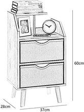 File cabinets Comodino tavolino Comodino Camera da Letto della Famiglia Assemblea Locker Doppio pompaggio da Terra Storage Box Studio 37X28X60cm Cassetti (Color : White)