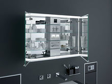 Emco asis - Armadietto con specchio a LED, 1315 mm, senza radio, cambia colore