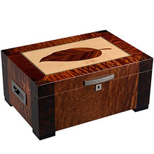 Cigar Box, Cigar Humidor, Portatile Cigar Humidor, Legno di Cedro Cigar Box, Grande capacità può Tenere 100 Alta qualità (Size : 38x29x16cm)
