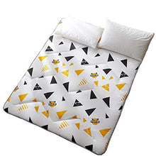 Pieghevole Materasso Tatami Stuoie Bed Ground Materasso Letto Futon Matrimoniale Dormitori Campeggio Firm Cotone Futon Portatile Fodera (Cuscino non incluso) / 100x200cm