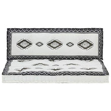 Festnight Set Cuscini da Giardino Cuscino per Divani Pallet Cuscino Lungo per Panchina con Schienale 120 x 80 x 50 cm per Panca da Esterno ed