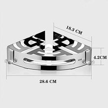 CFJDX Mensole angolari per Bagno, Porta Doccia e Organizer per Doccia Gemma per Doccia, Cestino per Doccia per Bagno, portaoggetti Doccia angolare in Acciaio Inox 304, portaoggetti Doccia con ganc