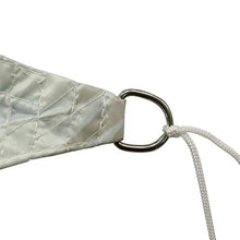 (grigio, 3,6 × 3,6 × 5,1 m parasole a vela triangolo, tenda da sole in tessuto, per esterni, patio, giardino, cortile