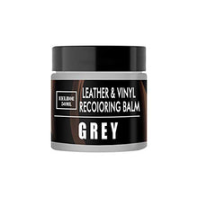 Leather Repair Cream for Furniture Sofa Car Seats Boots, 2PCS Dark Brown Leather Recoloring Balm with Accessory Kit Gray
