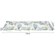 Cuscino Imbottito per Poltrona Sdraio Relax Spessa 170 x 53 cm Cuscini per Sdraio Antiscivolo Ricambio per Giardino Interni ed Esterni (Stile hawaii)