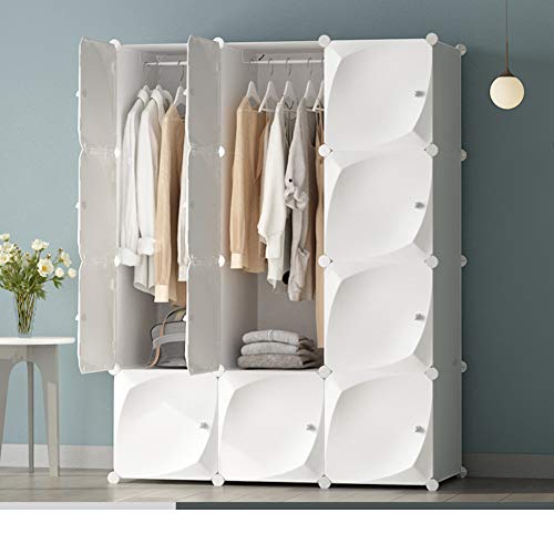 JYXJJKK Armadio di Assemblaggio della Camera da Letto,Grande-capacità Combinazione Guardaroba-a