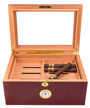NIHAOA Accessori del Sigaro Corrosione Cigar Box-25-50 Cigar Humidor Desktop Mogano Buon apporto di umidità