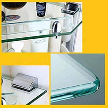 HYJMJJ Great Coat Ganci, Vetro Trasparente Bagno Scaffale, Multi-Function portasciugamani in Silver-Plated a Parete in Acciaio Inox Tieni la Grande Vita.