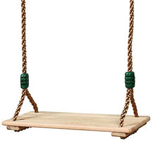 luning Sedile in Legno Swing Sedile Outdoor Giardino di faggio Swing Sedia appesa Polisole Lucidabile AntiCorrosion Wood Swing per Adulti Bambini Here