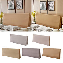 Copertura Protettiva Elastica per Testata Testiera Letto 5 Colori per La Selezione - Grigio Chiaro, 180 cm