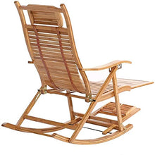 Sedia a Sdraio Beach Yard Piscina Pieghevole Pieghevole Reclinabile Chaise Chaise Bamboo Lounge Chair Interno Outdoor Rocking Relax Chair