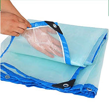 MTYLX Telo Multiuso per Esterni ， Telo, Piante da Giardino Pellicola Protettiva Impermeabile Telo in Plastica per Telo Tenere Al Caldo Riparo Antipioia,Chiaro,4X6M