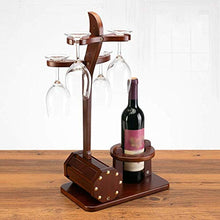 LHQ-HQ Casa Bar e caffè Wine Rack di Legno Solido Wine Rack Retro Europeo Creativo Vino Stile Rack Decorazione Semplice Wine Rack Locker