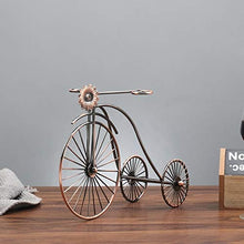 No brand per mensola SyWrought Ruota di Ferro Triciclo Wine Rack Decoration