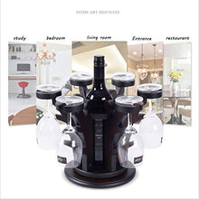 LHQ-HQ Wine Rack, Legno Solido Europeo del Calice del Vino Creativo cremagliera Upside Down Home Display Vino Shelf Decoration Ornamenti