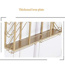 WLABCD Scaffale per Vino, Parete, Bar, Ristorante, Bottiglia per Vino, Scaffale per Scaffali, Supporto, Soffitto S, Sc a Soffitto, Portavolatrice Regolabile