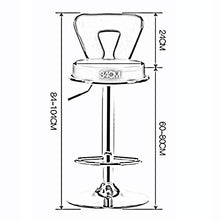 GDSKL Sedia da Colazione Alta Può Essere Montata e Sollevata. Sgabello Alto da Bar,Viola
