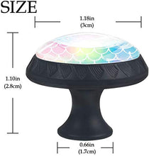Scala a sirena sfumata blu rosa verde Pomelli per Porta Set di 4 Pomelli per Mobili Manopole per Cassetti Cucina Armadio Vetro