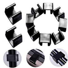 Ohomr Clip Couch Sofa Connect Clamps 4,25 Centimetri Mobili di plastica Clip per Giardino Patio Mobilio Decorazione Domestica 10PCS