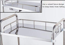 Carrelli portaoggetti Carrello medico di trattamento dell'acciaio inossidabile del carrello/carrello di doppio strato/carretti medici dell'attrezzatura di laboratorio/carretto dello strumento de
