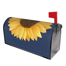 Copertura magnetica per cassetta postale con motivo girasole, design unico, per giardino, cortile, dimensioni standard, 53 x 45 cm