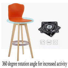LF- Bar Stool Bar Stool Moda Creativa Bar Chair Casa Schienale Alto Seggiovia Bar Stool Rotante ad Alta Sgabello Sgabello Colazione Ristorante Ascensore Sgabello semplicità (Color : White)