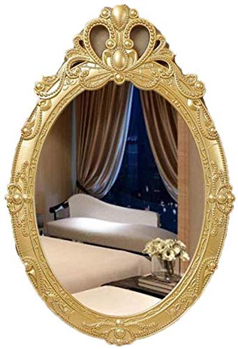 Specchio da Parete Moderno Specchio per Il Trucco di Moda per Soggiorno Antico, Specchio di Bellezza Appeso Specchio per Il Lavaggio Specchio da Comodino Specchio da Bagno