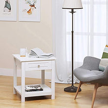 PIVFEDQX Mobili Tavolino, Comodino Bianco Comodino Comodino Camera da Letto Set Organizer in Legno Armadio con cassetti