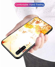 Suhctup Compatibile con Samsung Galaxy A40 Custodia Protettiva in Vetro Temperato 9H + Cornice Paraurti in TPU Silicone Morbido Assorbimento Degli Urti a 360 Gradi Protezione -Albero 2