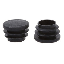 Kirmax 10 Pezzi Sedia Tavolo Piedi Diametro 25mm Poly Plastica Tappo Tubo Tondo Inseriti