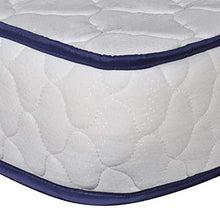 Festnight Letto con Materasso Memory Foam Bianco in Similpelle con Rete a Doghe di Legno 90x200 cm