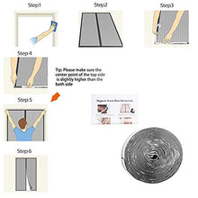 Gaoww Porta Schermo Magnetica Schermata Porta Schermo Facile da Montare Pet Porta Scorrevole magneti da Cima a Fondo Porta Anti-Insetti Ultra Seal,Beige,41.34 * 90.55