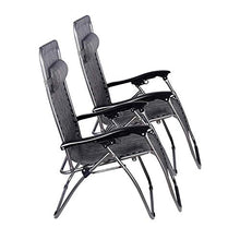 Sywlwxkq Pieghevole reclinabile Zero Gravity Patio Sedia a Sdraio Lettini da Giardino Giardino all'aperto Spiaggia Campeggio Prato Sedia Regolabile Set di 2