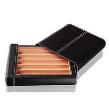 Jia He Scatola di sigari Cigar Box, Portable Cigar Box Humidor Cigar Set Foderato di Pino Nero può Contenere 5 (Size : 20x15x4cm)