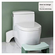 Sgabello Toilette Pieghevole Sgabello Antiscivolo Spagia Toilette Anti Contipazione (Color : Blue)