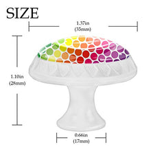 arcobaleno 4 PCS Pomelli per Porta, Pomolo per Mobile, Pomelli per Mobili con Viti, Maniglia per Armadietto, Pomelli per Porta, Pomelli per Cassetti per Porta, Armadio, Cassetto e Credenza