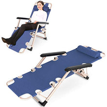 FUFU Sedie a Sdraio Lounge Chair, Sedia Pieghevole Home Lazy Lunch Break Chair Poltrona Chair Nap Nap Lounge Chair Tempo Libero Simple Chair 86 * 47 * 89cm Pieghevoli