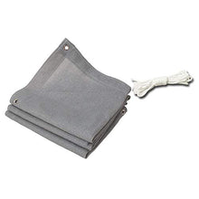 Rete ombreggiante Tenda da Sole A Vela Rettangolare con Tendalino Grigia con Passacavi, Balcone Esterno con Protezione Solare da 90% (Size : 1mx4m)