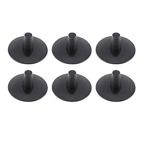 Portabottiglie Portabottiglie Base Supporto a Tenuta Stagna per Bottiglia Riciclaggio Calici Artigianato Accessori 6pcs(nero)