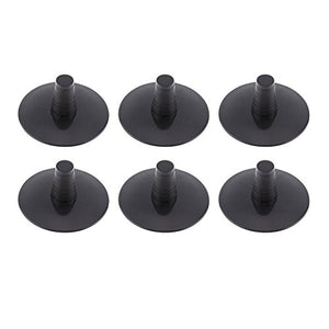 Portabottiglie Portabottiglie Base Supporto a Tenuta Stagna per Bottiglia Riciclaggio Calici Artigianato Accessori 6pcs(nero)