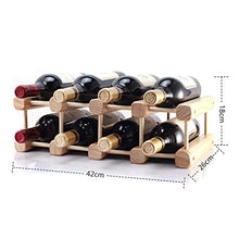 MSF Porta Bottiglie Creativo Indipendente 8 Bottiglie di Vino Display Rack Modern Home Soggiorno Artigianato Decorativo Set Vino (Size : 10 Roots)