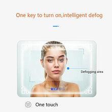 L-KCBTY Specchi da Bagno Intelligenti 24X32pollici,Specchio Cosmetico Controluce LED Specchio con Interruttore,specchi Antideflagranti,per Camera da Letto,Bagno