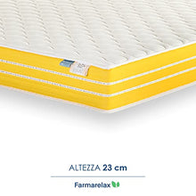 Farmarelax - Materasso Memory Singolo 80x190, Altezza 23 cm, Made in Italy, Ortopedico, Alleviamento dei punti di pressione, Fascia 5D Traspirante, Anallergico e Antiacaro, Top Memory