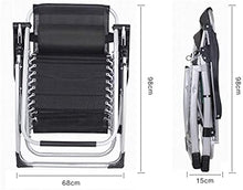 Lettini prendisole Reclinabili, reclinabili Zero Gravity Chair Lettino prendisole pieghevole, con batuffolo di cotone Sedia a sdraio Giardino per persone pesanti Spiaggia all'aperto Prato Campeggio Su