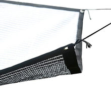 75% Panno dello Schermo UV Bordo Nastrate con Occhielli, in Bianco E Nero Parteggiato Sunblock Ombra Netto Balcone Cortile Serra, 150g / ㎡ (Size : 1.8×3m)