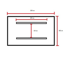 EMH tettuccio sostitutivo per Dondolo da Giardino Amaca di 189 cm