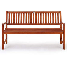 Deuba Panchina da Giardino Maxima 3 posti Legno di eucalipto Certificato FSC® Interno Esterno Panca da Balcone terrazza