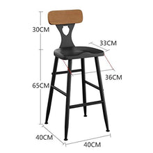 Yxsd Sgabello Bar Bar Chair Sgabelli Bar Semplice Creativa Bar Stool Moda Alto Sgabello Sgabelli semplici for Kitchen Bar (Size : 65CM)